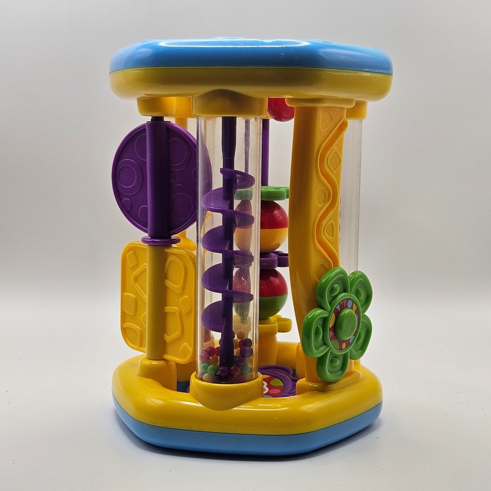 HAP P KID FUN N ROLL FLOWER INFANT DEVELOPMENTAL TOY BY LITTLE LEARNER